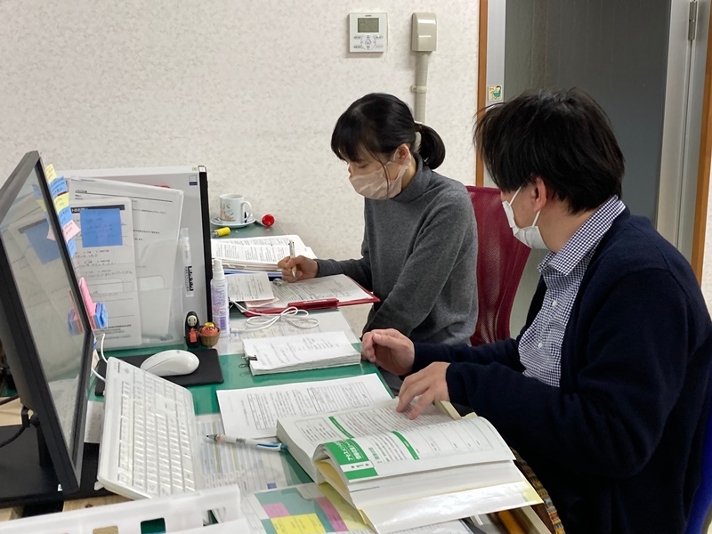 ケアマネ研修の様子