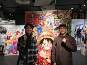 サッダムさんとランガさんがジャンプショップ見学