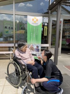 いちょうの里の幟(のぼり)が完成しました。
今後の採用説明会で活用していきます。