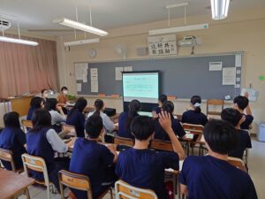 築館高校２年生・進路ガイダンスに参加