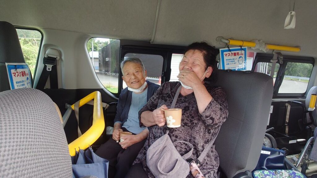 デイサービスでの蓮見学④