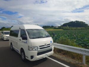 デイサービスでの蓮見学②