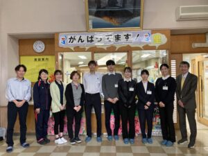 令和７年１１月７日（金）10:00-15:20東北医科薬科大学医学部２年生５名が『介護・在宅医療体験学習』のため来所しました。