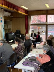 １１月２５日（火）、留場地区住民１８名に対して、いちょうの里・概況説明会を開催しました。