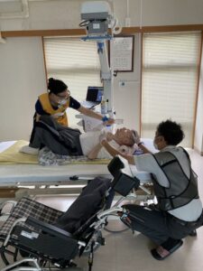 令和８年６月１５日、特養利用者に結核検診を実施しました。
